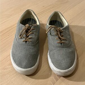 Sperry Gray Canvas Men's Sneakers